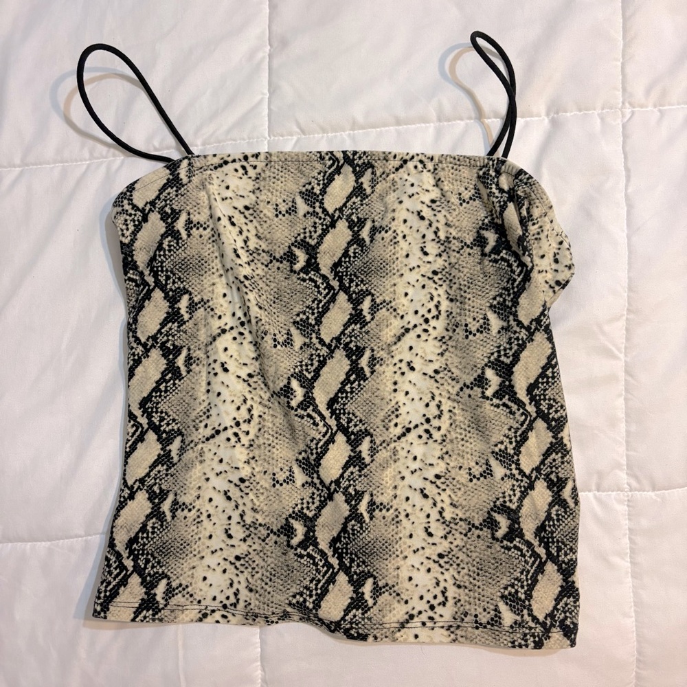Snake Print Cami Top